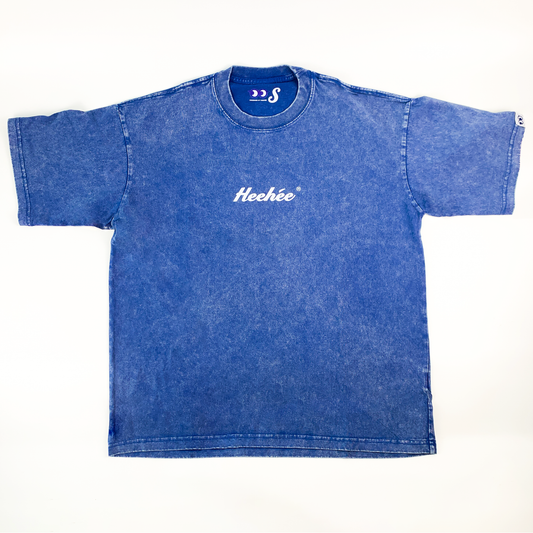 Water-washed Heehee Tee 1.0 - Blue